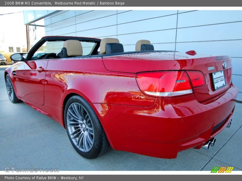 Melbourne Red Metallic / Bamboo Beige 2008 BMW M3 Convertible