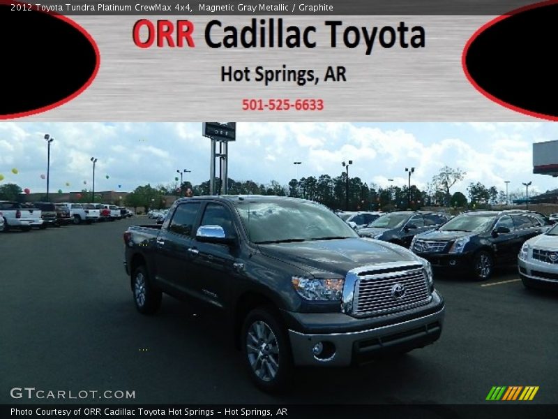 Magnetic Gray Metallic / Graphite 2012 Toyota Tundra Platinum CrewMax 4x4