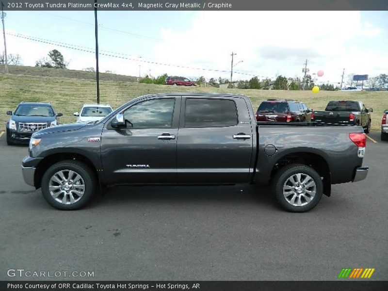 Magnetic Gray Metallic / Graphite 2012 Toyota Tundra Platinum CrewMax 4x4