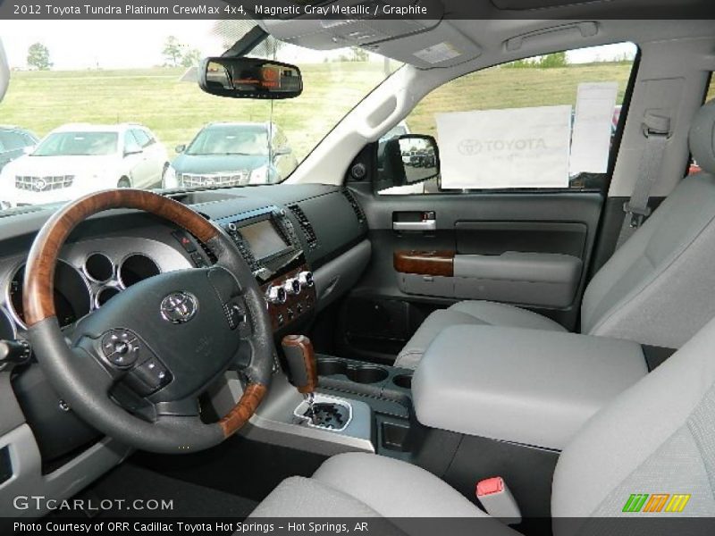 Magnetic Gray Metallic / Graphite 2012 Toyota Tundra Platinum CrewMax 4x4