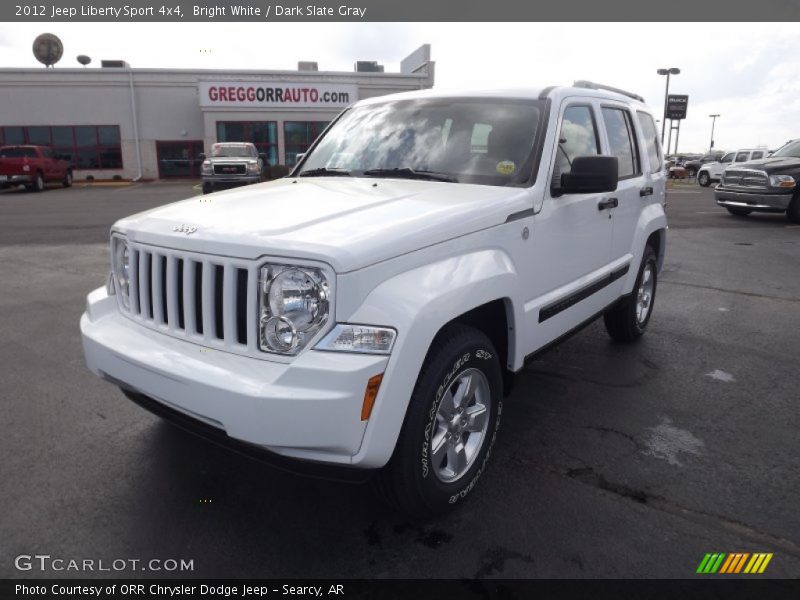 Bright White / Dark Slate Gray 2012 Jeep Liberty Sport 4x4