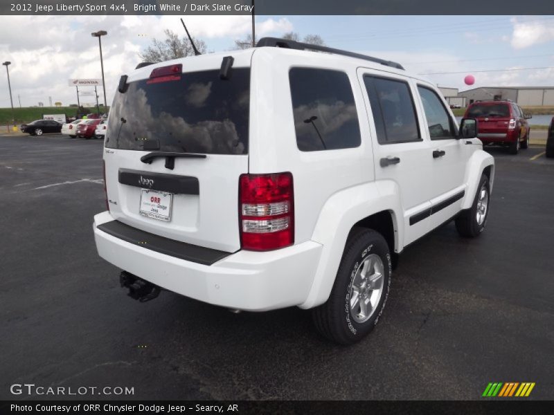 Bright White / Dark Slate Gray 2012 Jeep Liberty Sport 4x4