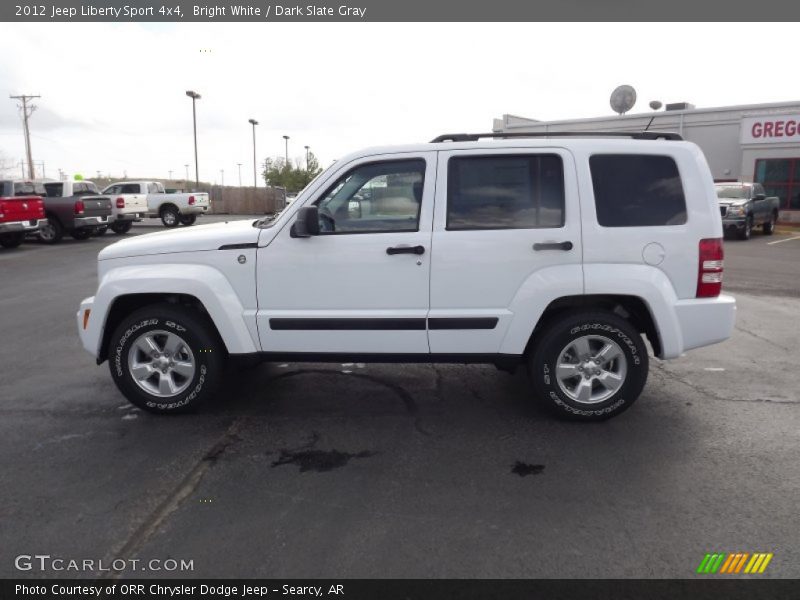 Bright White / Dark Slate Gray 2012 Jeep Liberty Sport 4x4