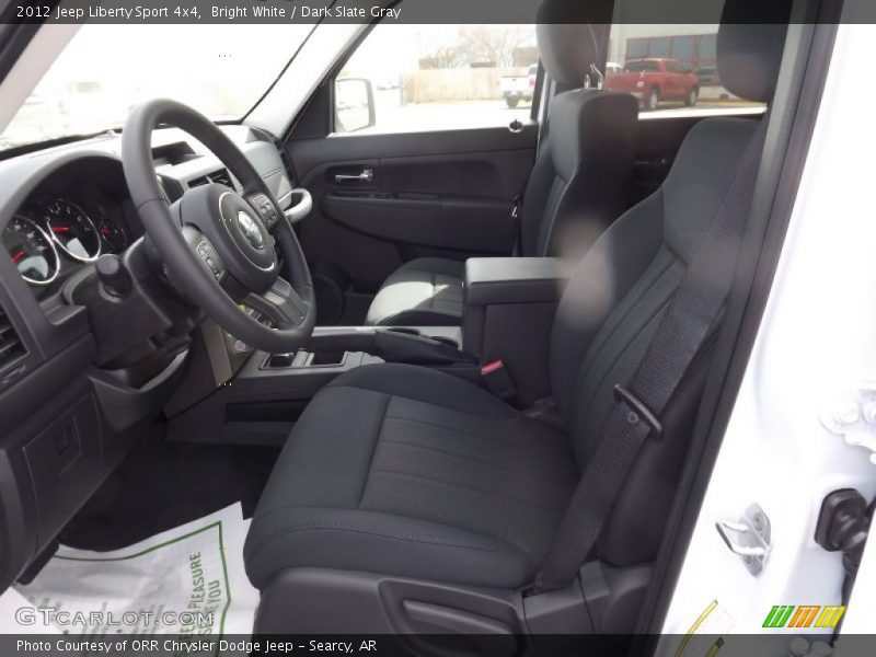 Bright White / Dark Slate Gray 2012 Jeep Liberty Sport 4x4