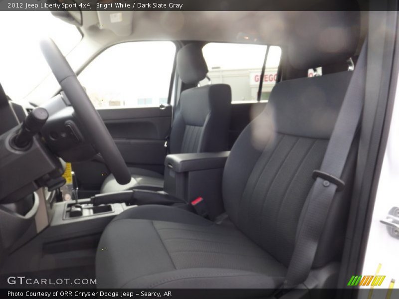 Bright White / Dark Slate Gray 2012 Jeep Liberty Sport 4x4