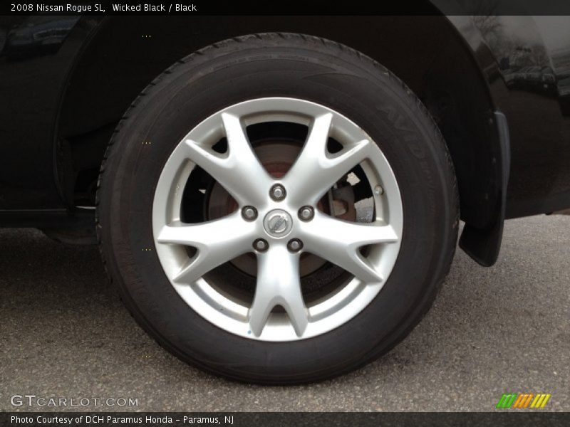 Wicked Black / Black 2008 Nissan Rogue SL