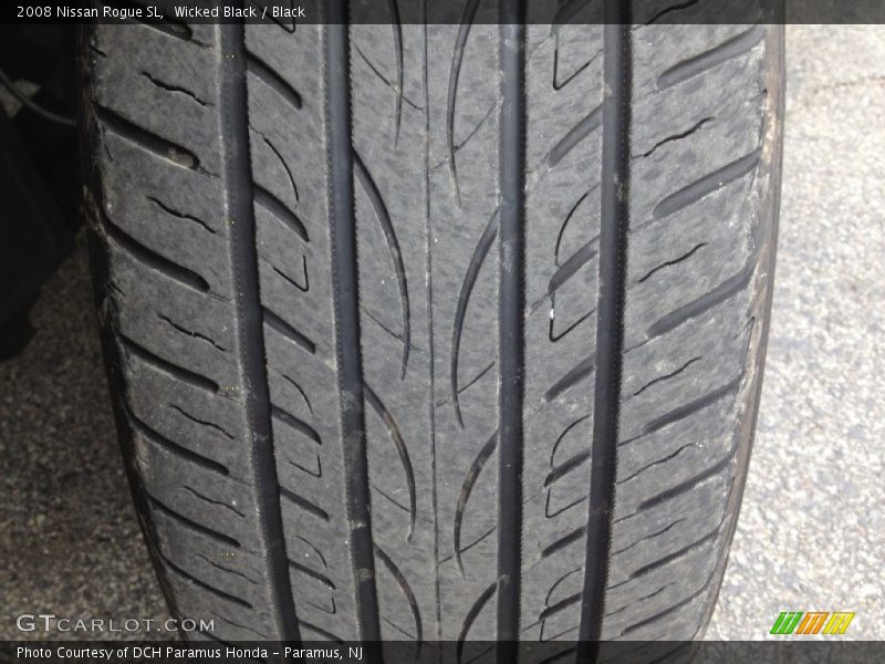 Wicked Black / Black 2008 Nissan Rogue SL