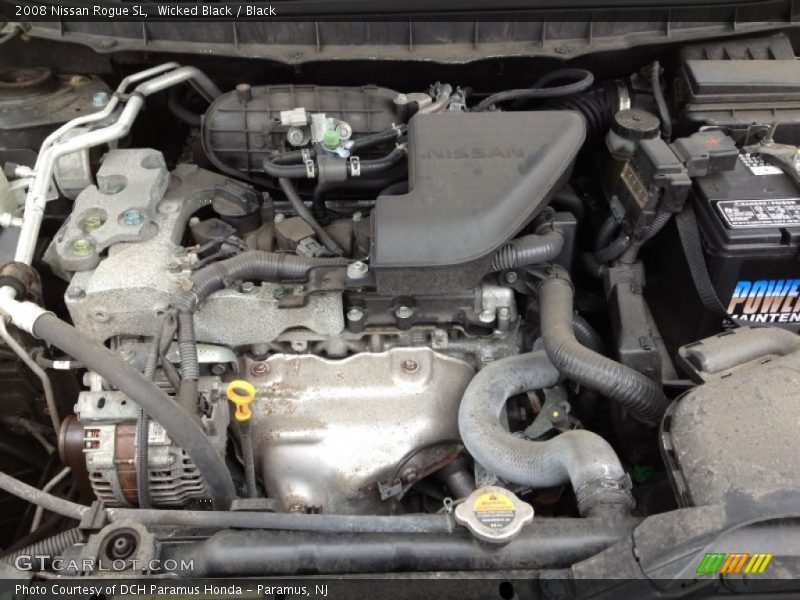 Wicked Black / Black 2008 Nissan Rogue SL