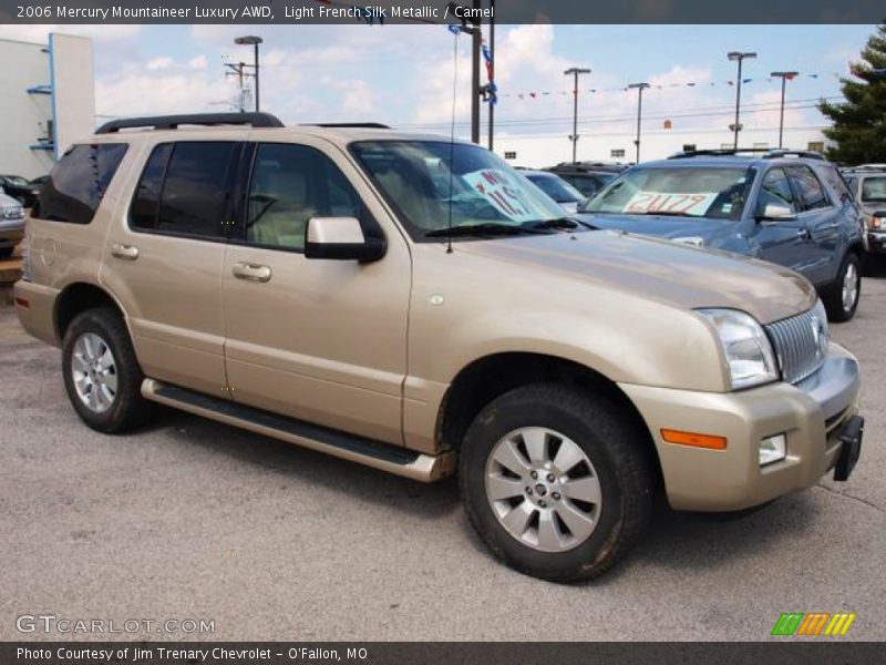 Light French Silk Metallic / Camel 2006 Mercury Mountaineer Luxury AWD