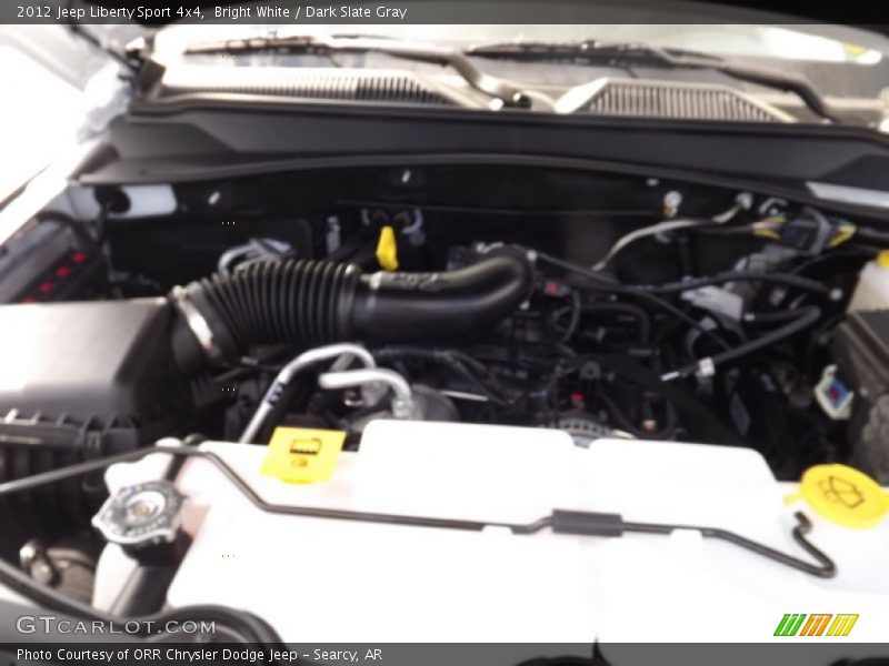 Bright White / Dark Slate Gray 2012 Jeep Liberty Sport 4x4