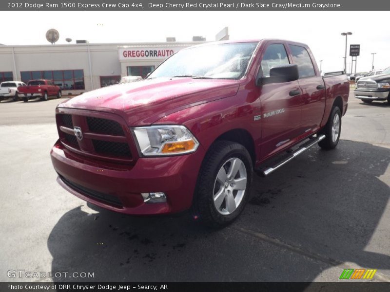 Deep Cherry Red Crystal Pearl / Dark Slate Gray/Medium Graystone 2012 Dodge Ram 1500 Express Crew Cab 4x4