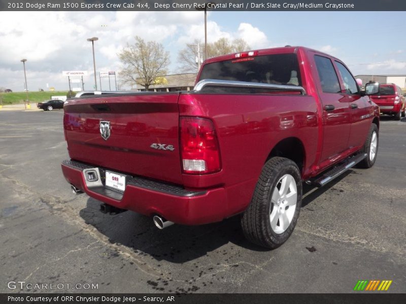 Deep Cherry Red Crystal Pearl / Dark Slate Gray/Medium Graystone 2012 Dodge Ram 1500 Express Crew Cab 4x4