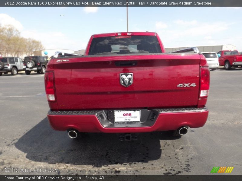 Deep Cherry Red Crystal Pearl / Dark Slate Gray/Medium Graystone 2012 Dodge Ram 1500 Express Crew Cab 4x4