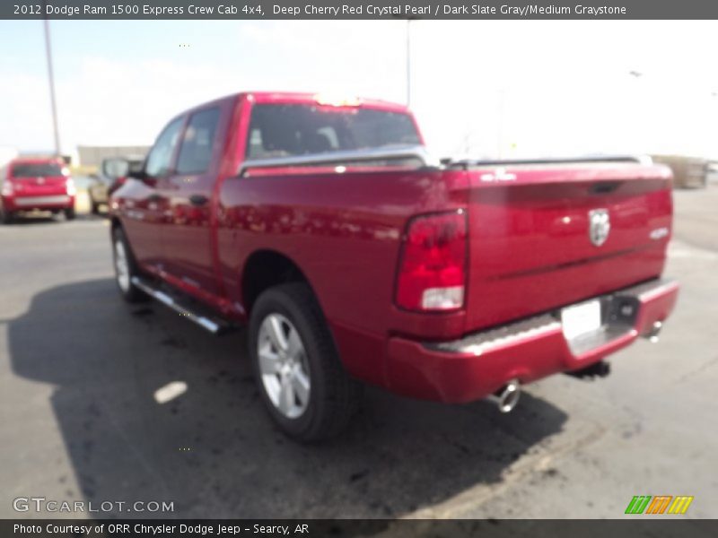 Deep Cherry Red Crystal Pearl / Dark Slate Gray/Medium Graystone 2012 Dodge Ram 1500 Express Crew Cab 4x4