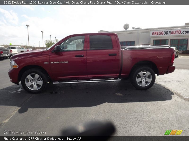 Deep Cherry Red Crystal Pearl / Dark Slate Gray/Medium Graystone 2012 Dodge Ram 1500 Express Crew Cab 4x4