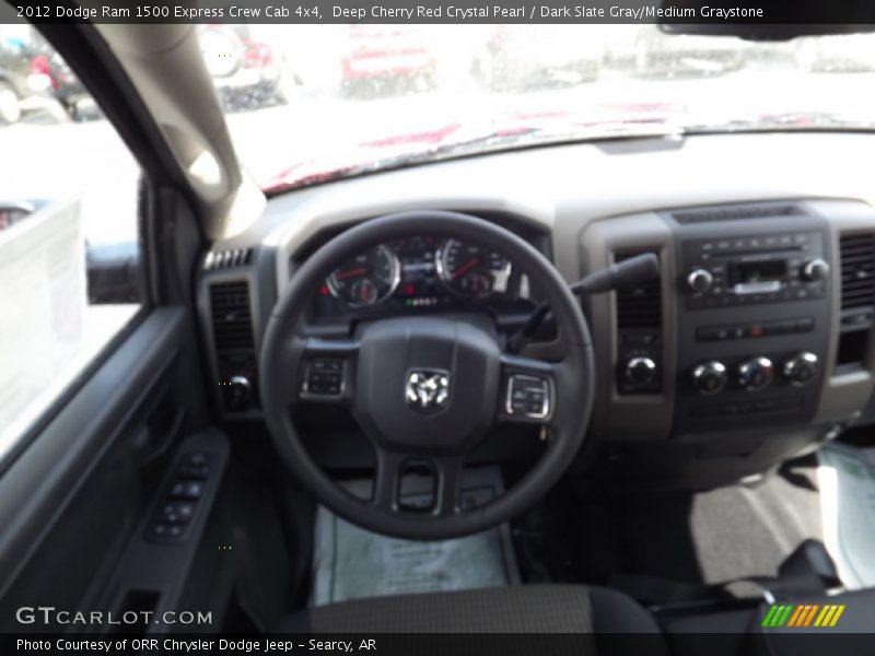 Deep Cherry Red Crystal Pearl / Dark Slate Gray/Medium Graystone 2012 Dodge Ram 1500 Express Crew Cab 4x4