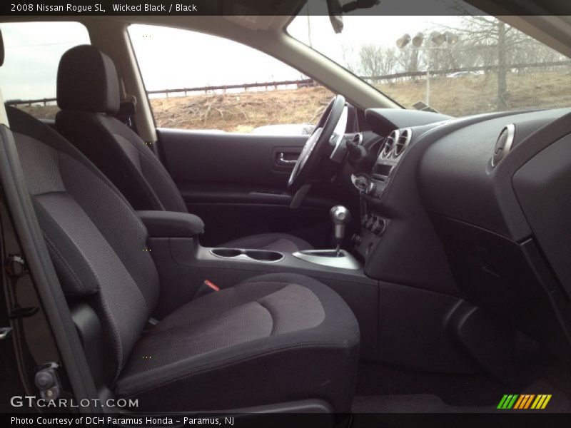 Wicked Black / Black 2008 Nissan Rogue SL