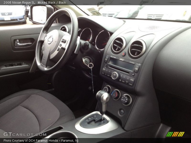 Wicked Black / Black 2008 Nissan Rogue SL