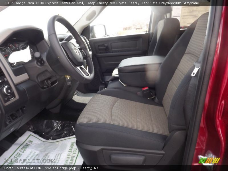 Deep Cherry Red Crystal Pearl / Dark Slate Gray/Medium Graystone 2012 Dodge Ram 1500 Express Crew Cab 4x4