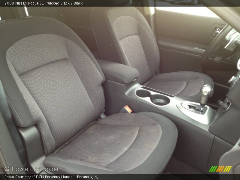 Wicked Black / Black 2008 Nissan Rogue SL
