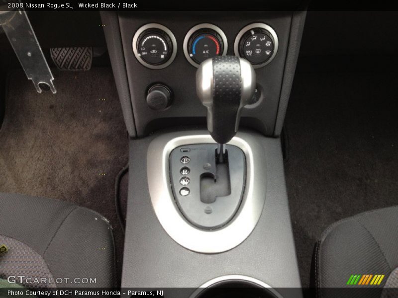 Wicked Black / Black 2008 Nissan Rogue SL