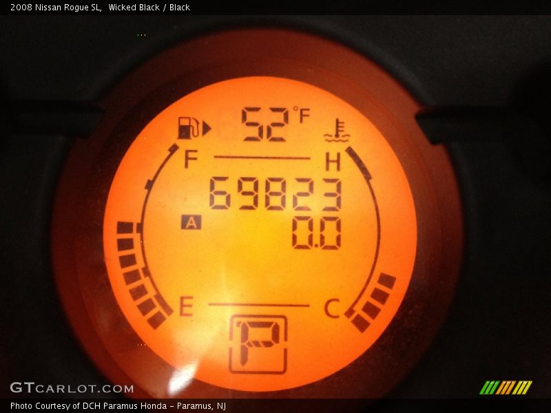 Wicked Black / Black 2008 Nissan Rogue SL