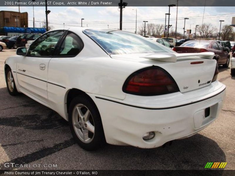 Arctic White / Dark Pewter 2001 Pontiac Grand Am GT Coupe