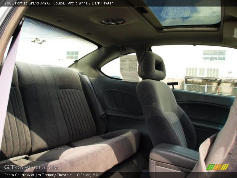 Arctic White / Dark Pewter 2001 Pontiac Grand Am GT Coupe