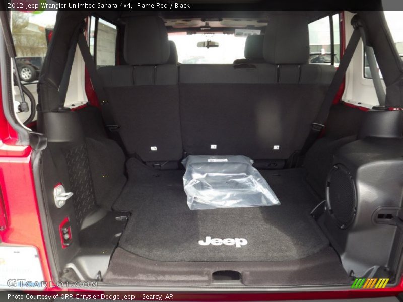 Flame Red / Black 2012 Jeep Wrangler Unlimited Sahara 4x4