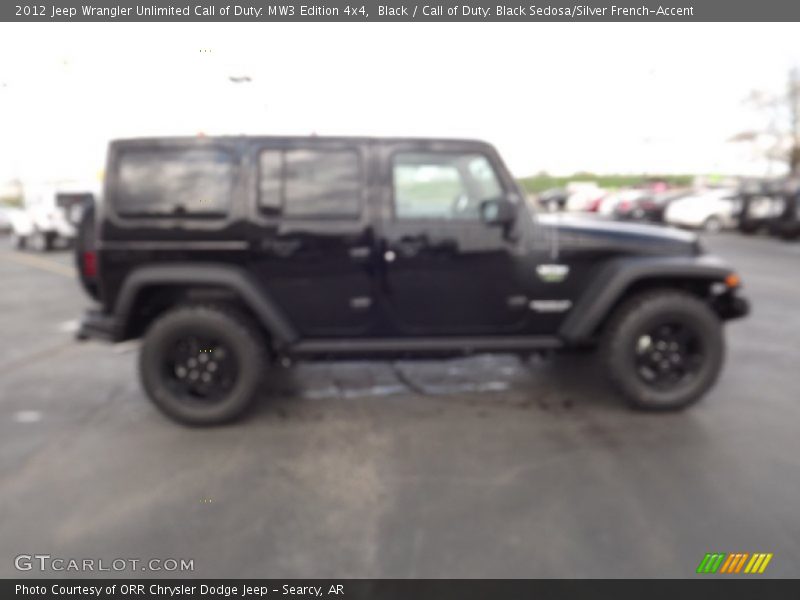 Black / Call of Duty: Black Sedosa/Silver French-Accent 2012 Jeep Wrangler Unlimited Call of Duty: MW3 Edition 4x4