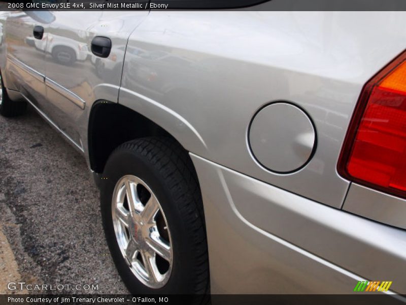 Silver Mist Metallic / Ebony 2008 GMC Envoy SLE 4x4