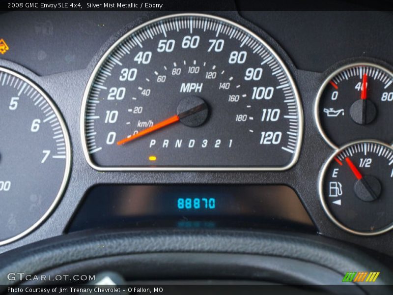 Silver Mist Metallic / Ebony 2008 GMC Envoy SLE 4x4