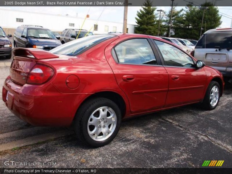 Blaze Red Crystal Pearlcoat / Dark Slate Gray 2005 Dodge Neon SXT
