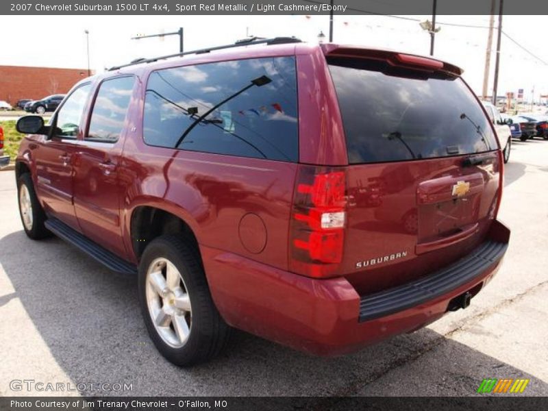 Sport Red Metallic / Light Cashmere/Ebony 2007 Chevrolet Suburban 1500 LT 4x4