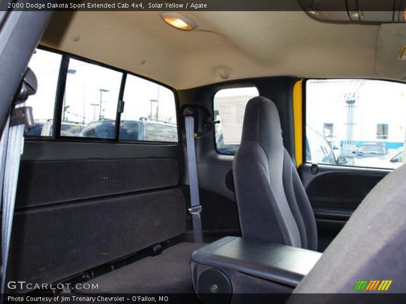 Solar Yellow / Agate 2000 Dodge Dakota Sport Extended Cab 4x4