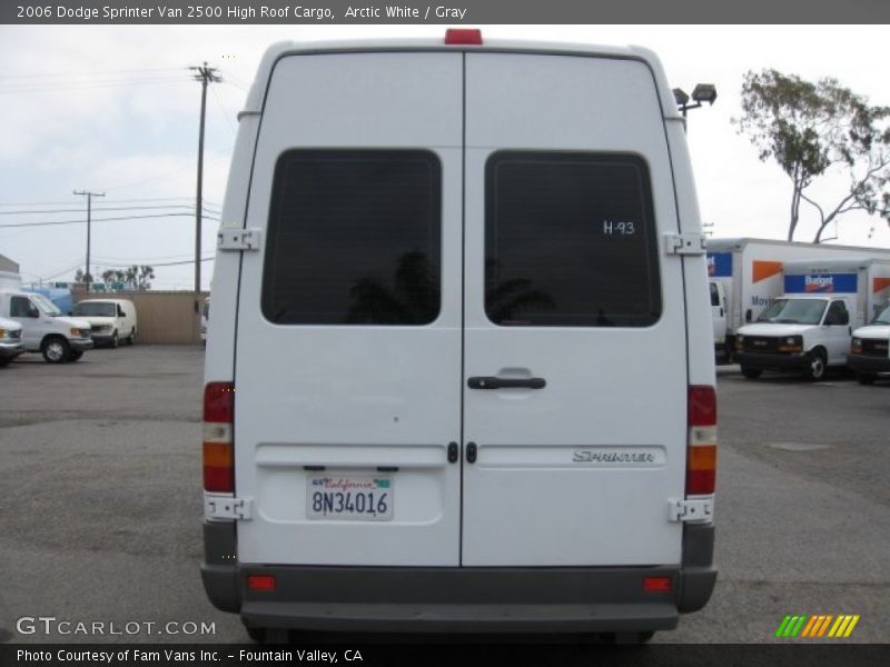 Arctic White / Gray 2006 Dodge Sprinter Van 2500 High Roof Cargo