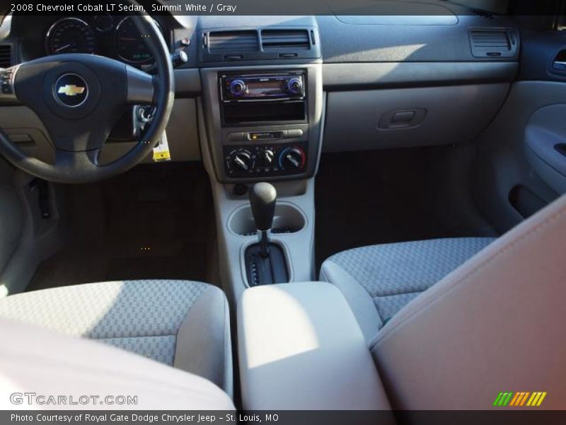 Summit White / Gray 2008 Chevrolet Cobalt LT Sedan