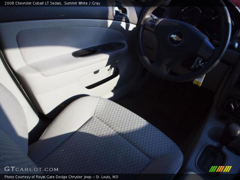 Summit White / Gray 2008 Chevrolet Cobalt LT Sedan