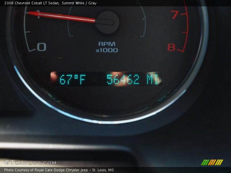 Summit White / Gray 2008 Chevrolet Cobalt LT Sedan