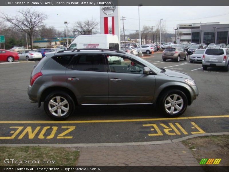 Platinum Pearl Matallic / Charcoal 2007 Nissan Murano SL AWD