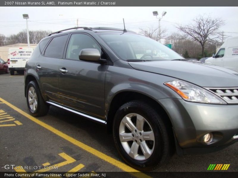 Platinum Pearl Matallic / Charcoal 2007 Nissan Murano SL AWD