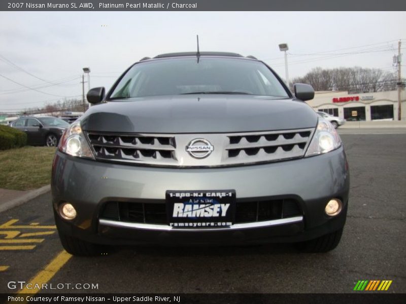 Platinum Pearl Matallic / Charcoal 2007 Nissan Murano SL AWD