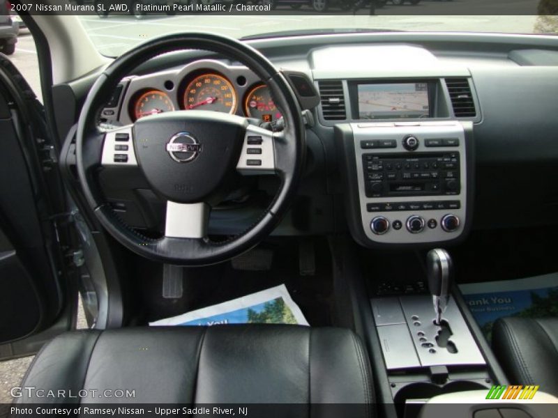 Platinum Pearl Matallic / Charcoal 2007 Nissan Murano SL AWD