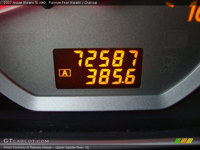 Platinum Pearl Matallic / Charcoal 2007 Nissan Murano SL AWD