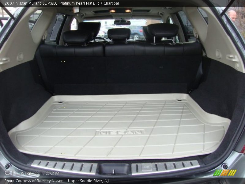 Platinum Pearl Matallic / Charcoal 2007 Nissan Murano SL AWD