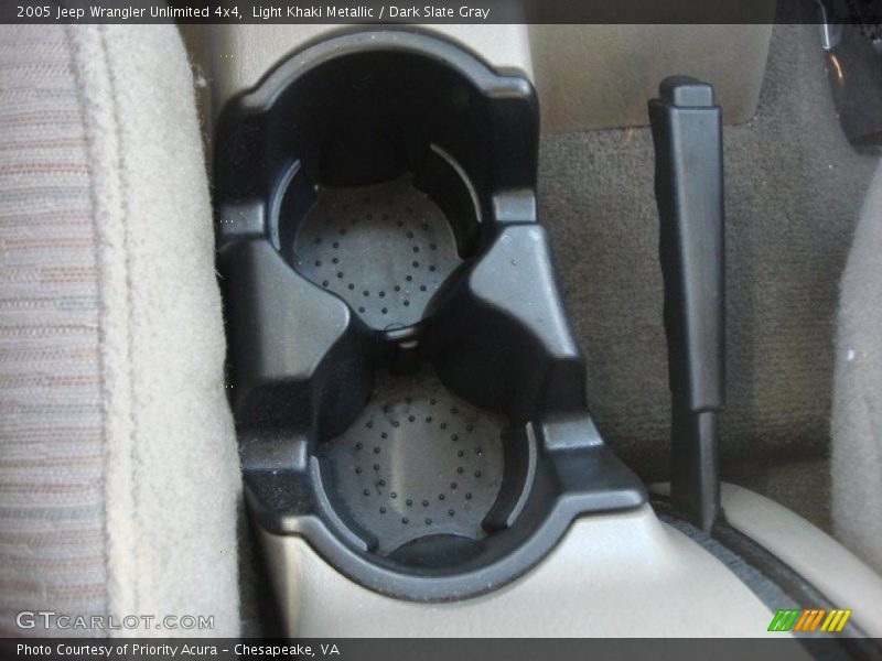 Light Khaki Metallic / Dark Slate Gray 2005 Jeep Wrangler Unlimited 4x4