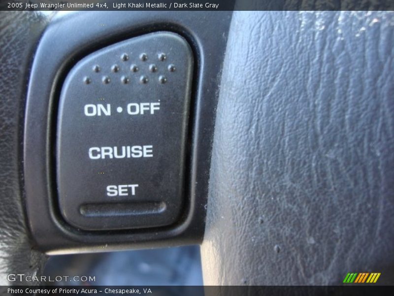 Light Khaki Metallic / Dark Slate Gray 2005 Jeep Wrangler Unlimited 4x4