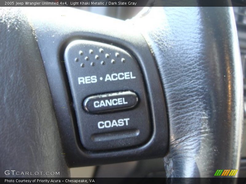 Light Khaki Metallic / Dark Slate Gray 2005 Jeep Wrangler Unlimited 4x4