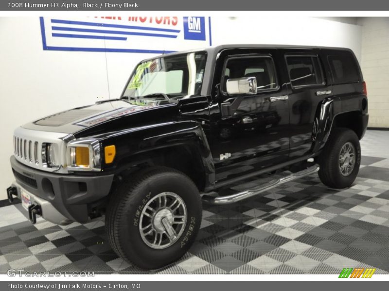 Black / Ebony Black 2008 Hummer H3 Alpha