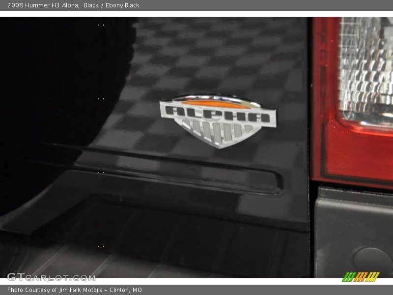 Black / Ebony Black 2008 Hummer H3 Alpha